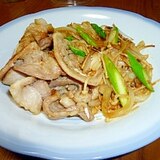 塩麹で豚肉野菜炒め